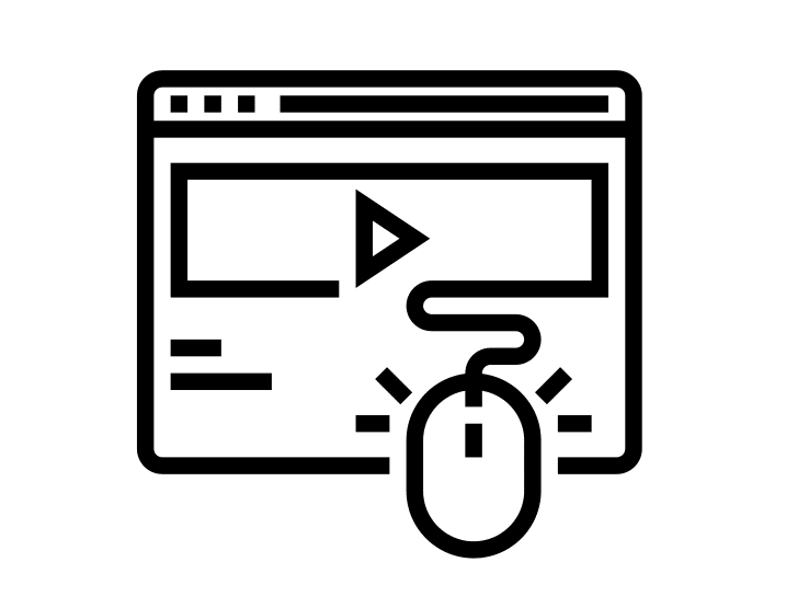 working hand with computer